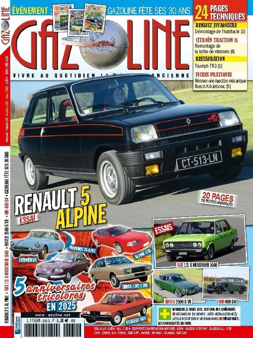 Titeldetails für Gazoline nach Editions Lariviere SAS - Verfügbar